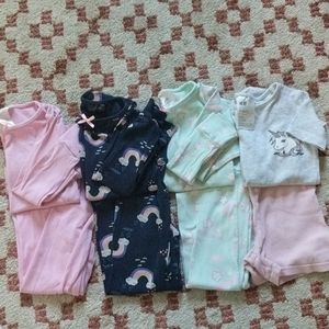 Set of 4 H&M PJs size 4